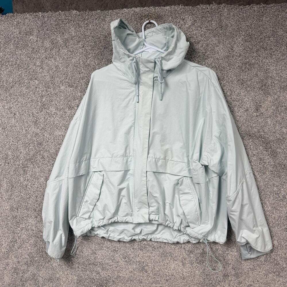 FLX Hooded Windbreaker Jacket L Clean Girl Techwear Outdoor Gorpcore Athleisure